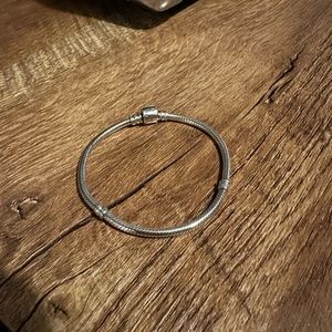 Pandora Moments Barrel Clasp Snake Chain Bracelet